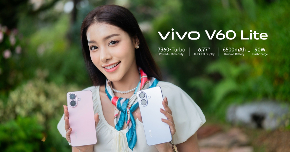 Review : vivo V60 Lite สมาร์ตโฟนสวยละมุน จัดเต็มไม่มีกั๊ก ใช้งานได้ตลอดวัน